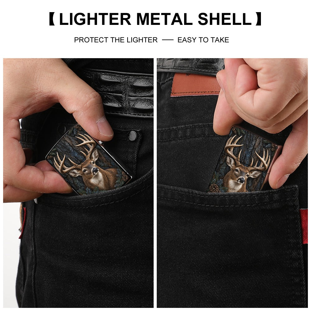 Moonlit Timber Buck Lighter Case