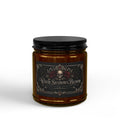Where Shadows Bloom — Elegant Gothic Scented Soy Candle | Amber Jar, 4 oz & 9 oz