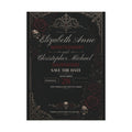 Elegant Gothic Save the Date – Personalized Gothic Wedding Card