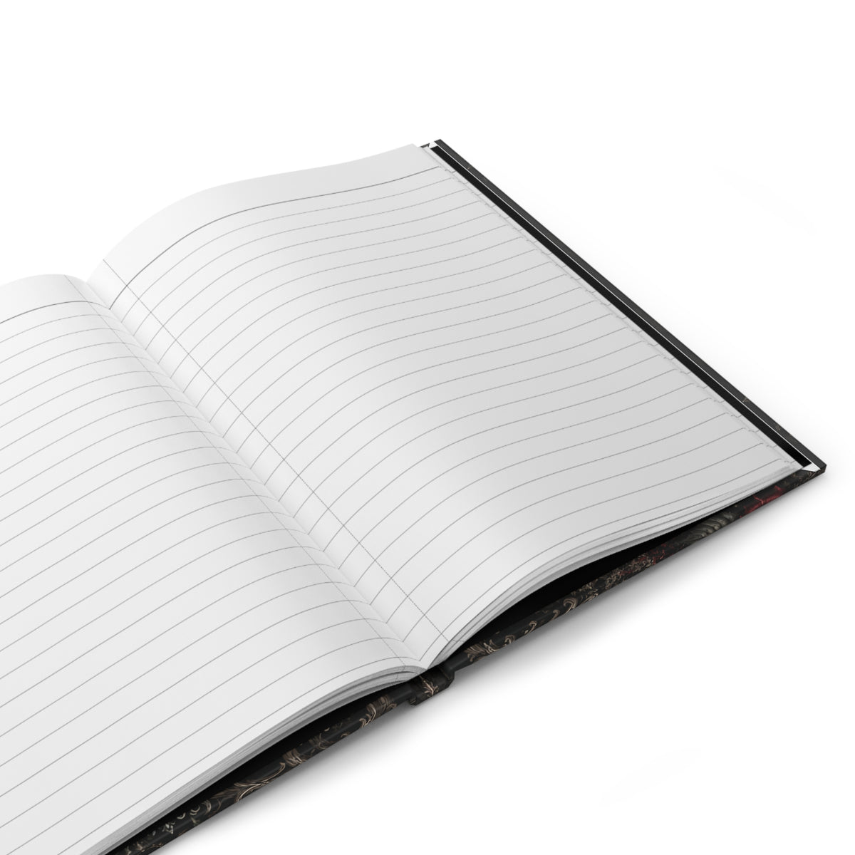 Where Shadows Bloom — Elegant Gothic Hardcover Journal | Lined Notebook