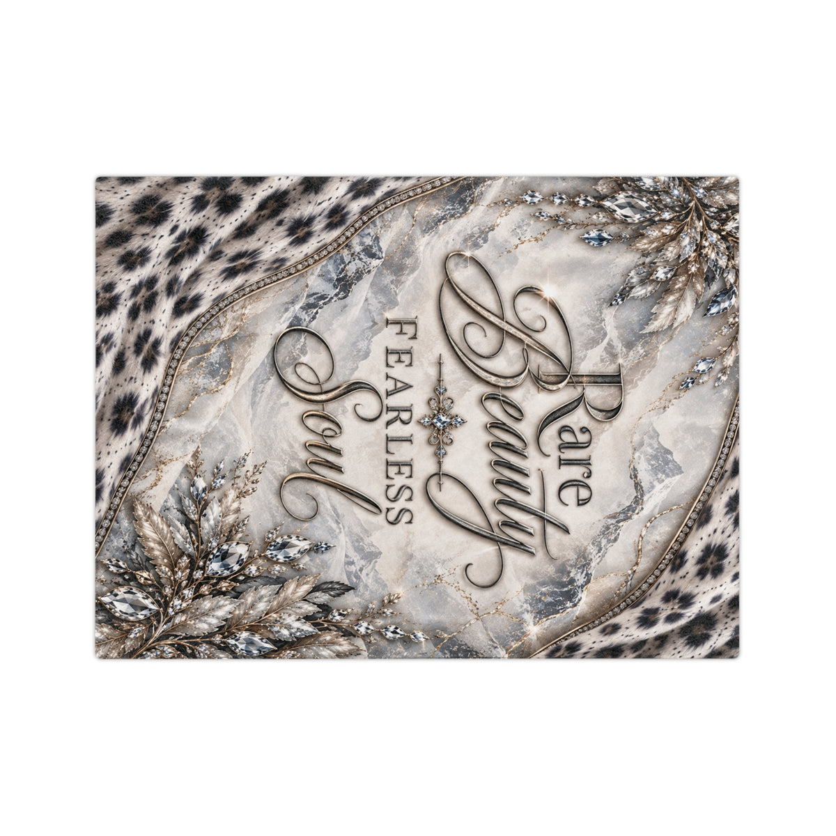 Snow Leopard™ Velveteen Plush Blanket – Rare Beauty. Fearless Soul.