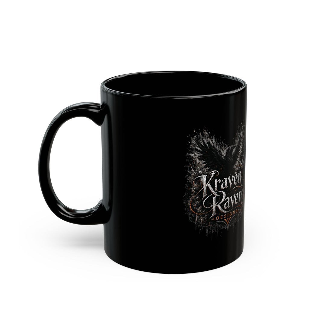 Kraven Raven Black Logo Mug (11oz & 15oz)