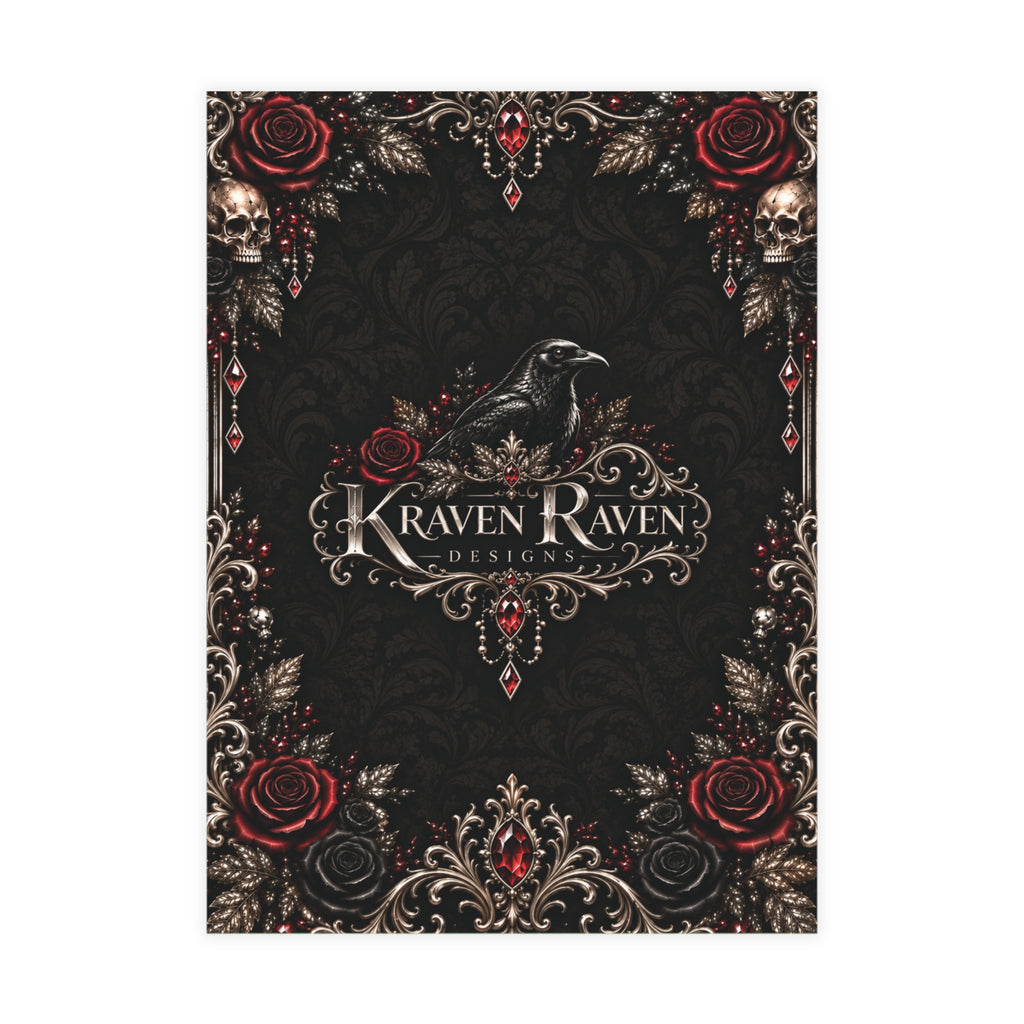 Elegant Gothic Details Card – Personalized Wedding Details
