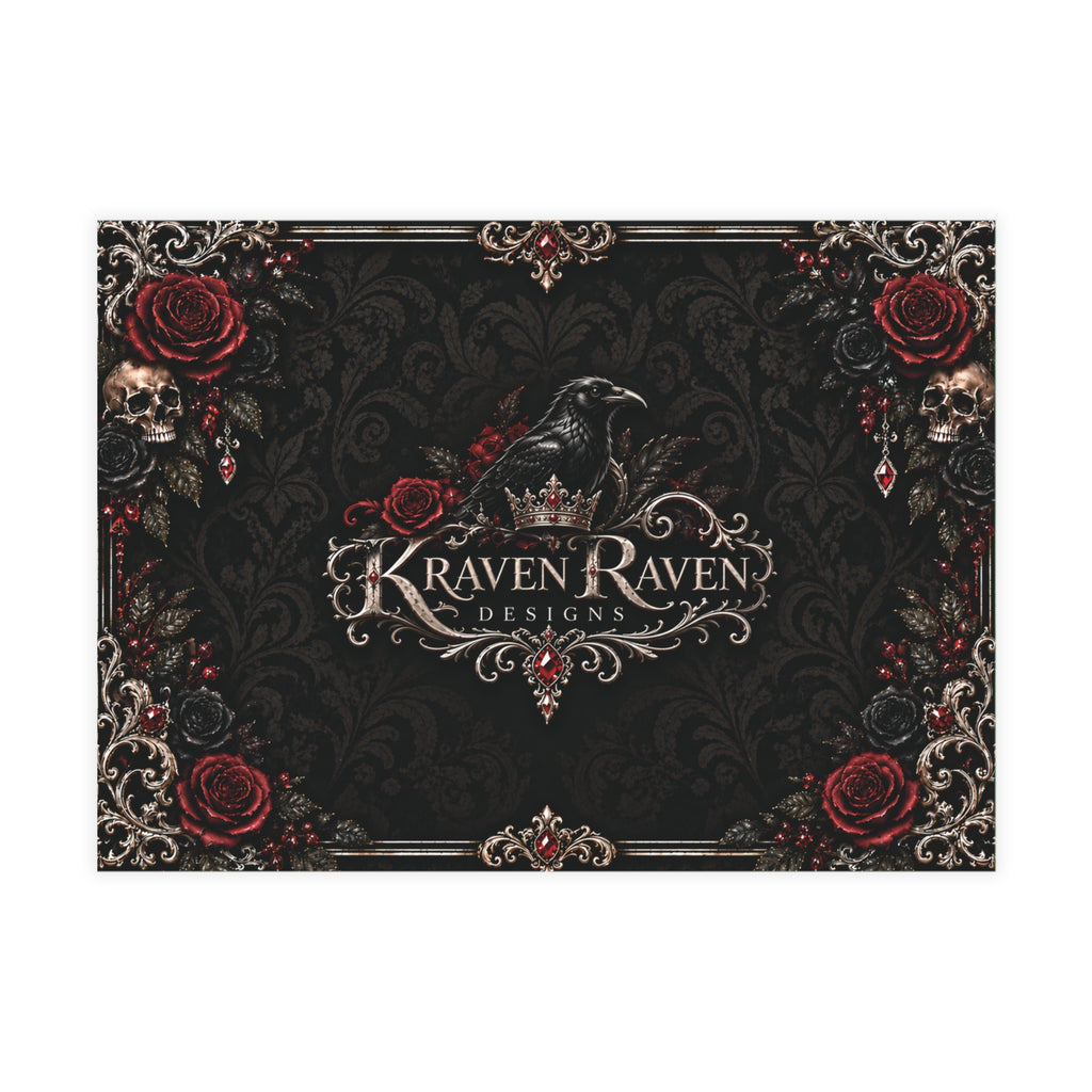 Elegant Gothic RSVP Card – Personalized Gothic Wedding RSVP