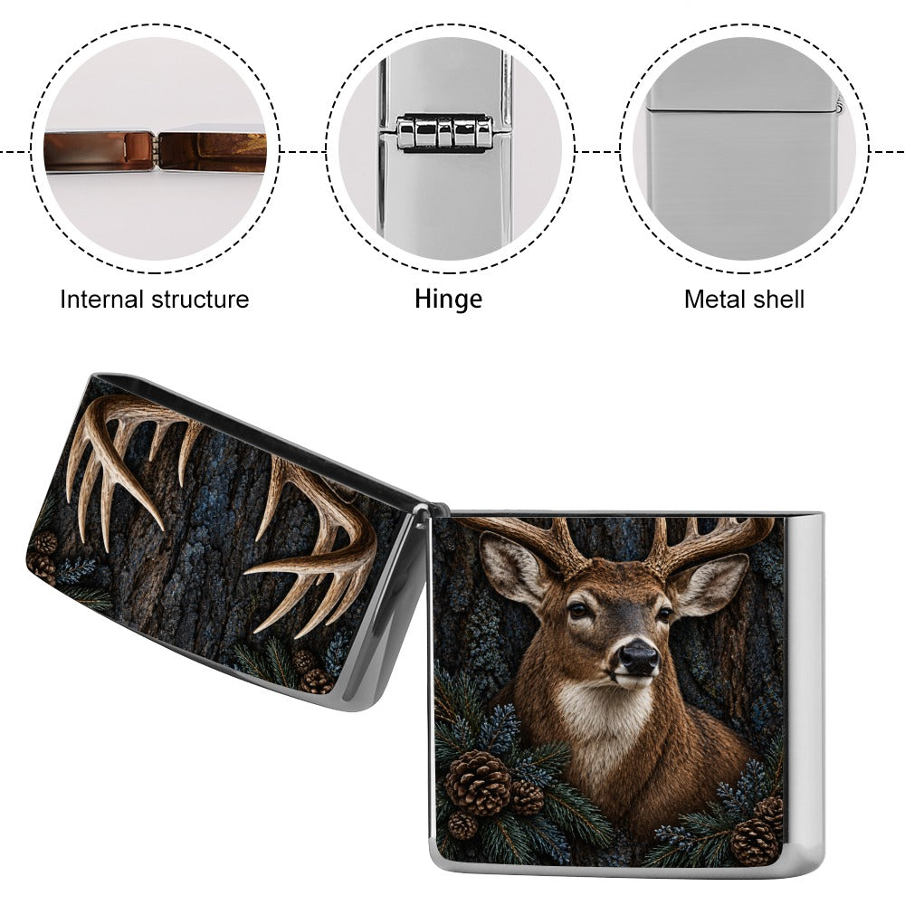 Moonlit Timber Buck Lighter Case