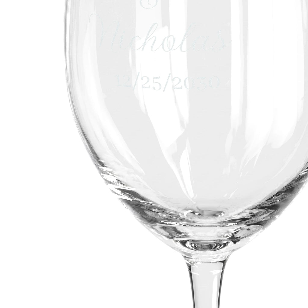 Wildly in Love Personalized Engraved Champagne Flute — 8 oz, Single Glass