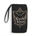Kraven Raven Signature Gothic Damask Wristlet Wallet