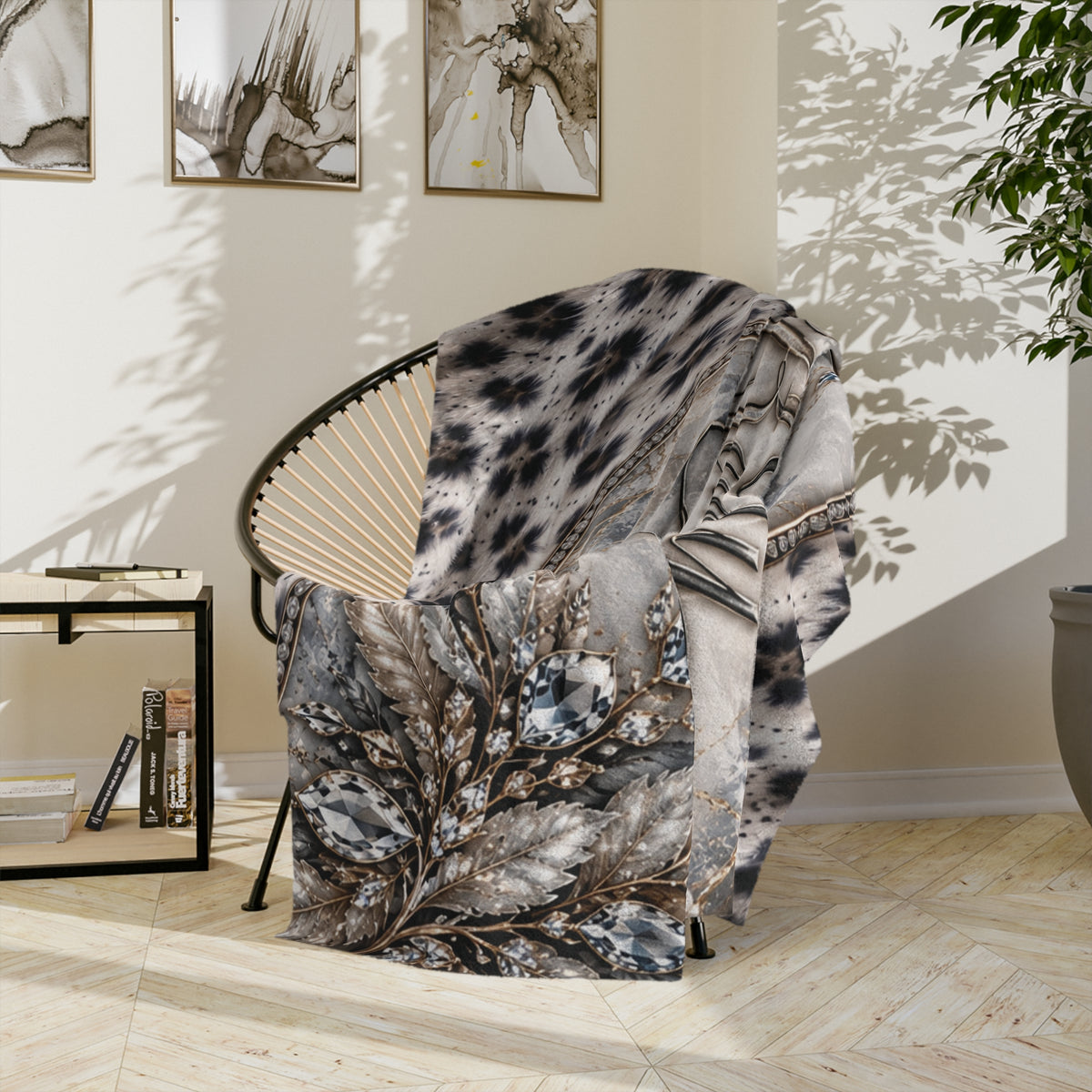 Snow Leopard™ Velveteen Plush Blanket – Rare Beauty. Fearless Soul.
