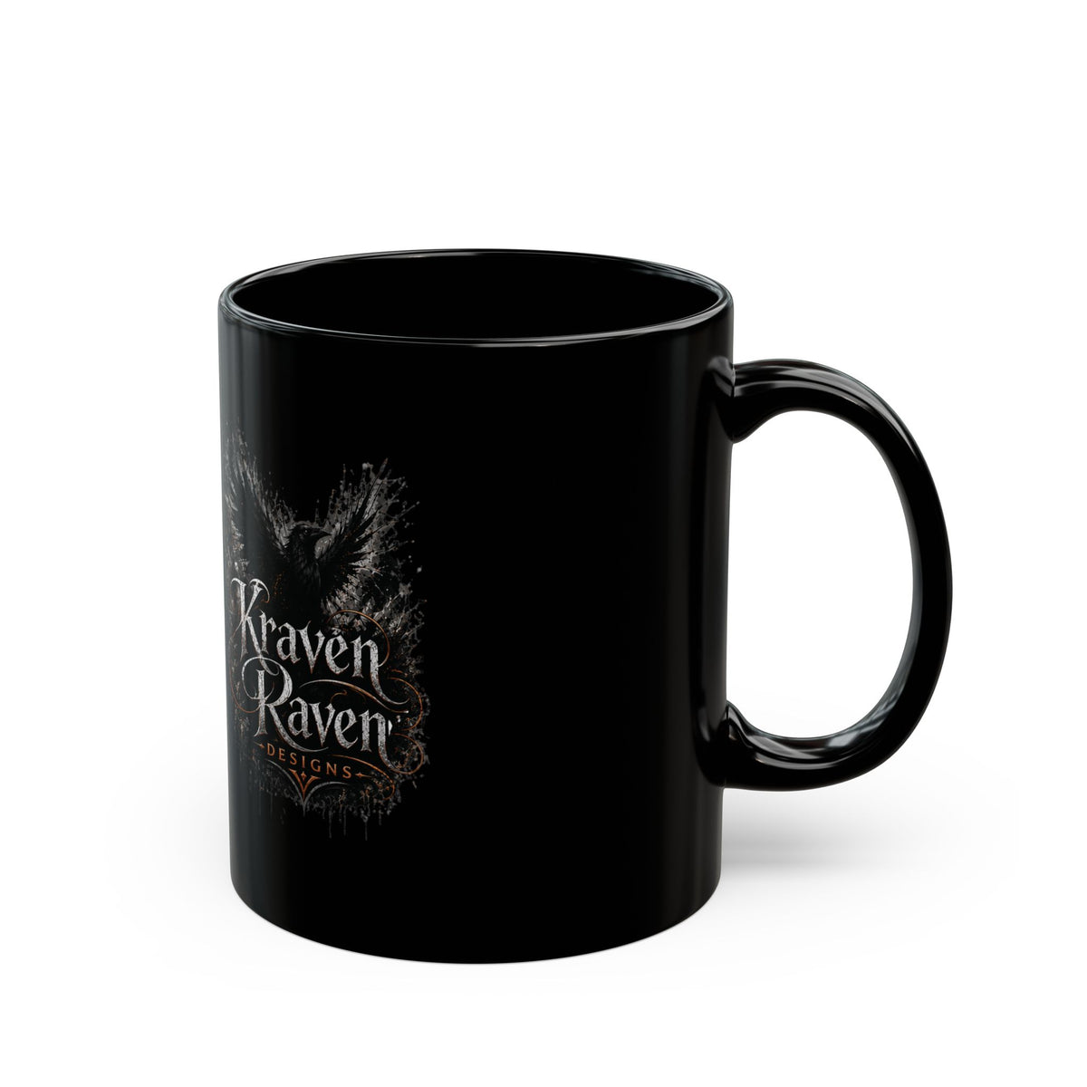 Kraven Raven Black Logo Mug (11oz & 15oz)
