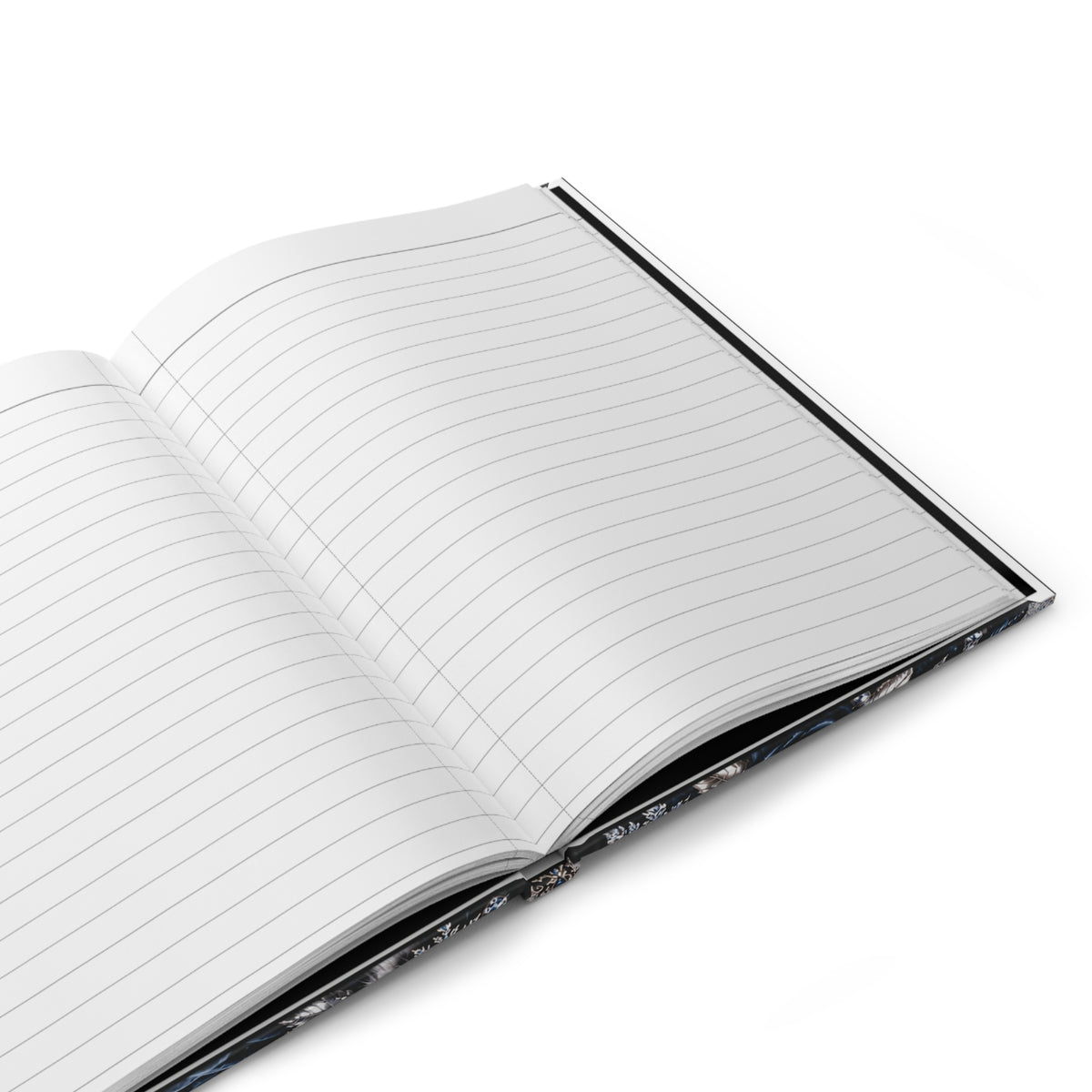 Snow Leopard Hardcover Journal — “Rare Beauty. Fearless Soul.” Luxury Lined Notebook