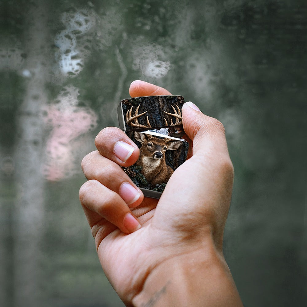 Moonlit Timber Buck Lighter Case