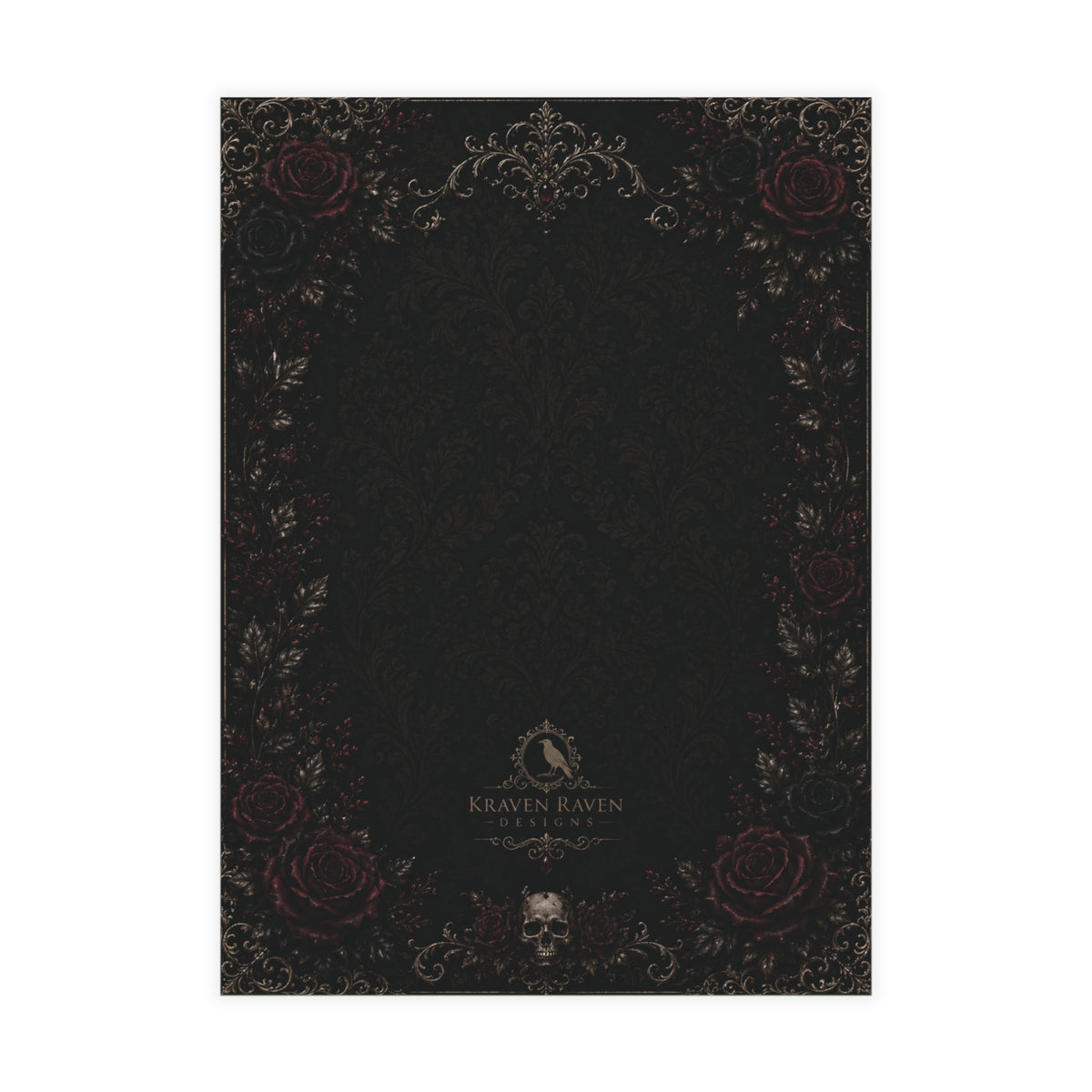 Elegant Gothic Save the Date – Personalized Gothic Wedding Card