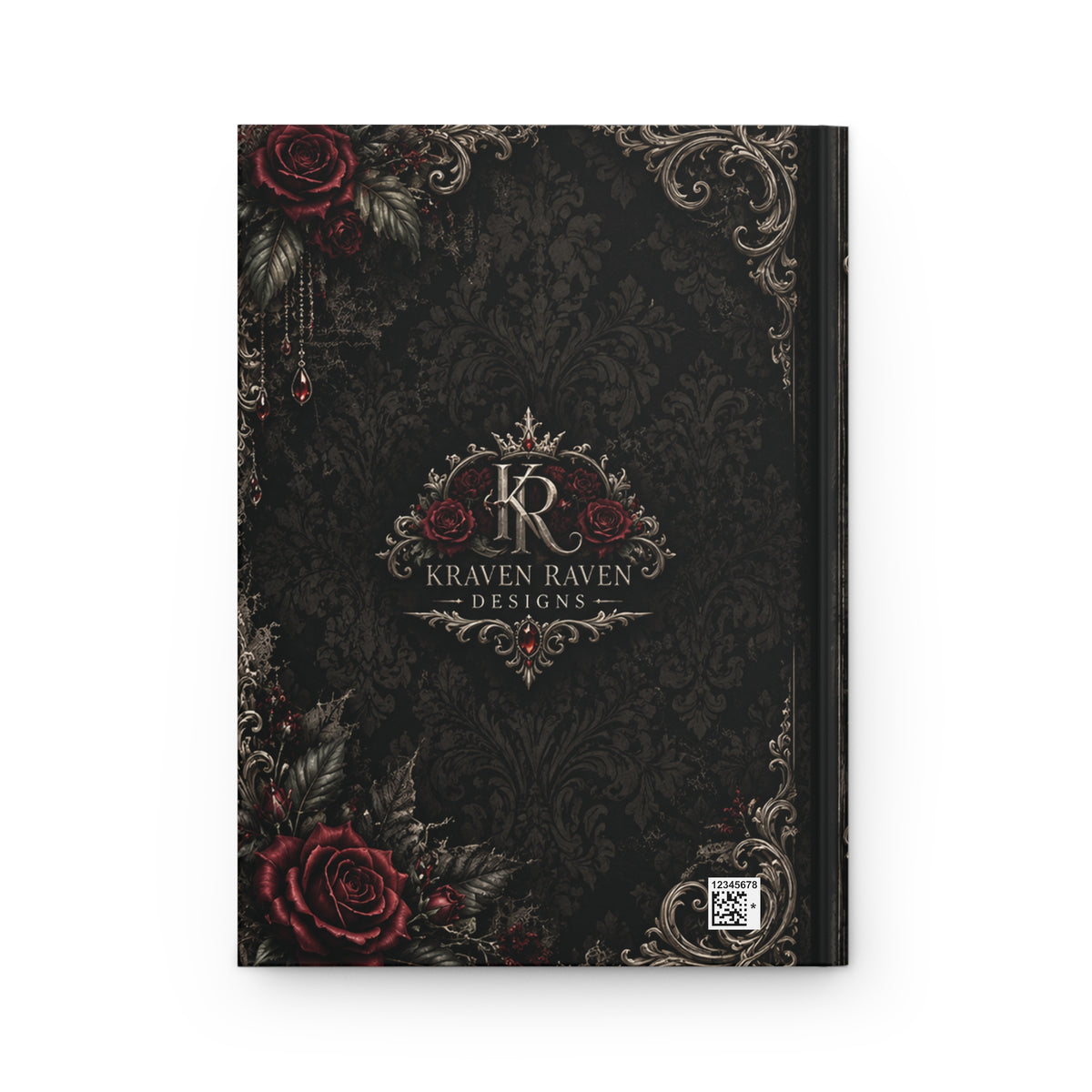 Where Shadows Bloom — Elegant Gothic Hardcover Journal | Lined Notebook