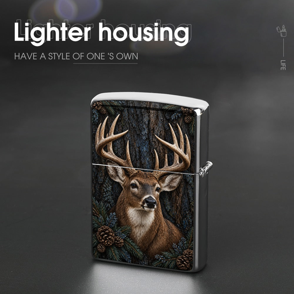 Moonlit Timber Buck Lighter Case