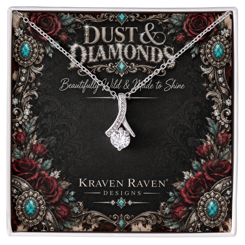 Dust & Diamonds Alluring Beauty Necklace — Crystal Pendant