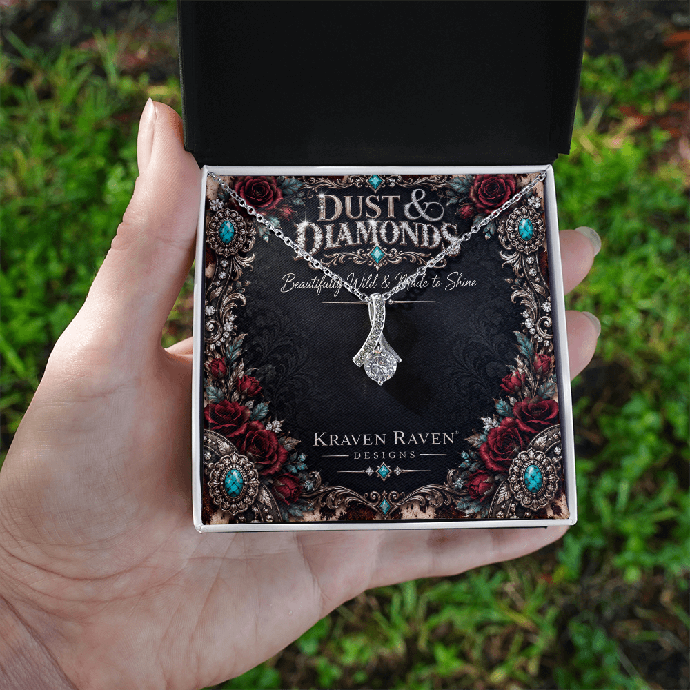 Dust & Diamonds Alluring Beauty Necklace — Crystal Pendant