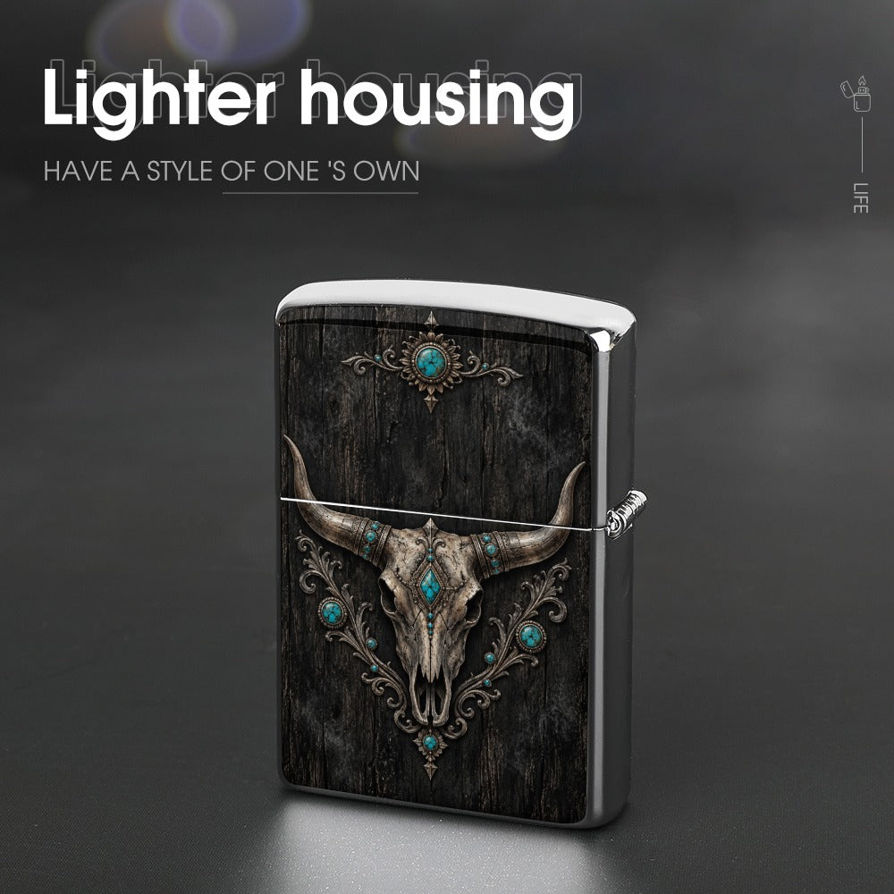 Dust & Diamonds Longhorn & Turquoise Lighter Case