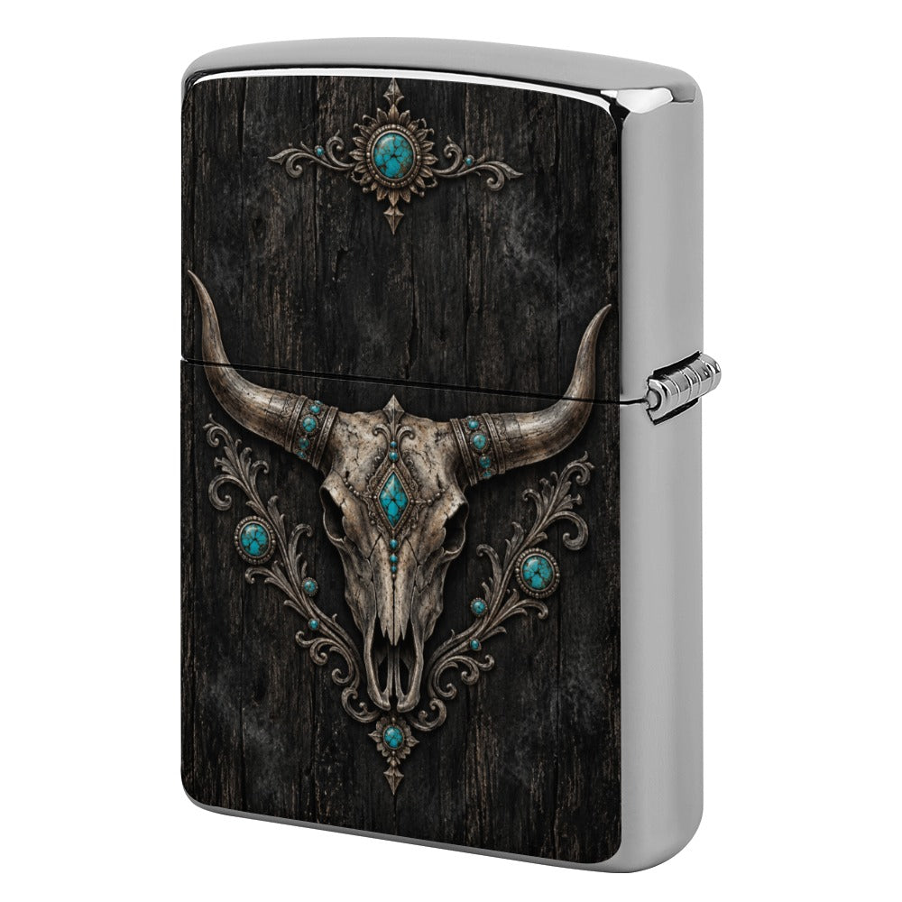 Dust & Diamonds Longhorn & Turquoise Lighter Case